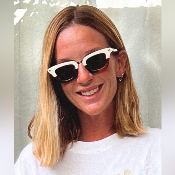 Enki Eyewear Australia Calypso Tortoise & Cream Sunglasses - UV Safe - Picture 2 of 9